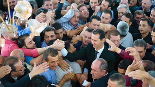 el presidente sirio Bashar al Assad